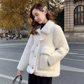 Women's All-in-One Shearling And Fur Versatile Jacket
