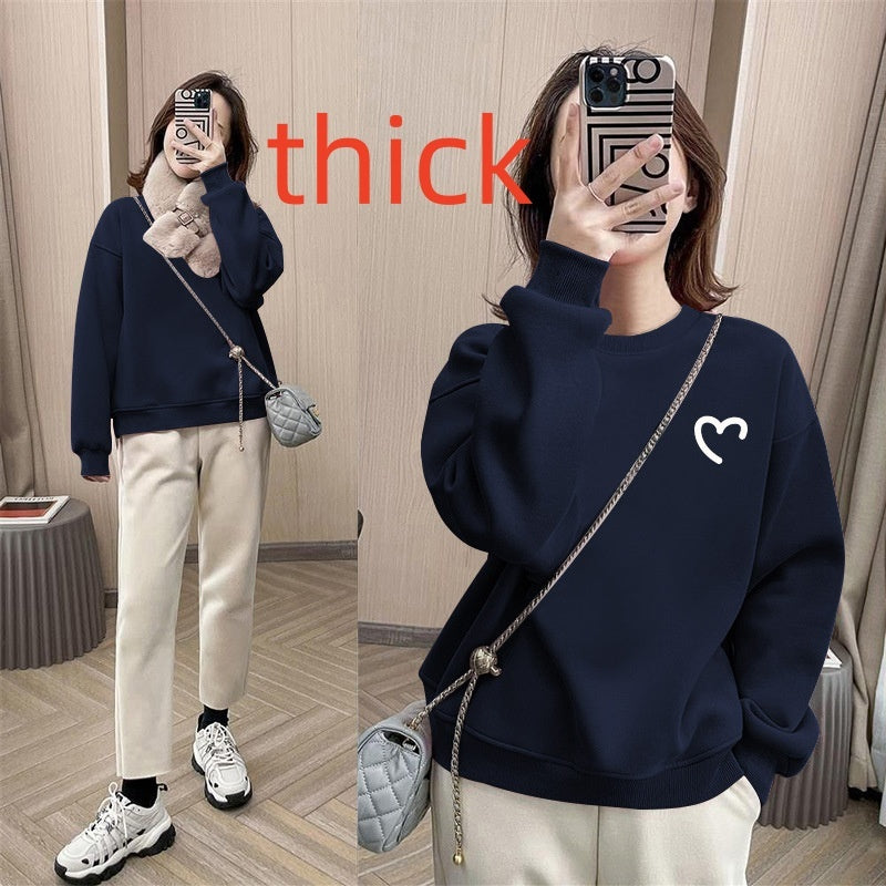 Осенне-зимний утолщенный безрукавный топ свободного кроя с длинными рукавами в европейском стиле