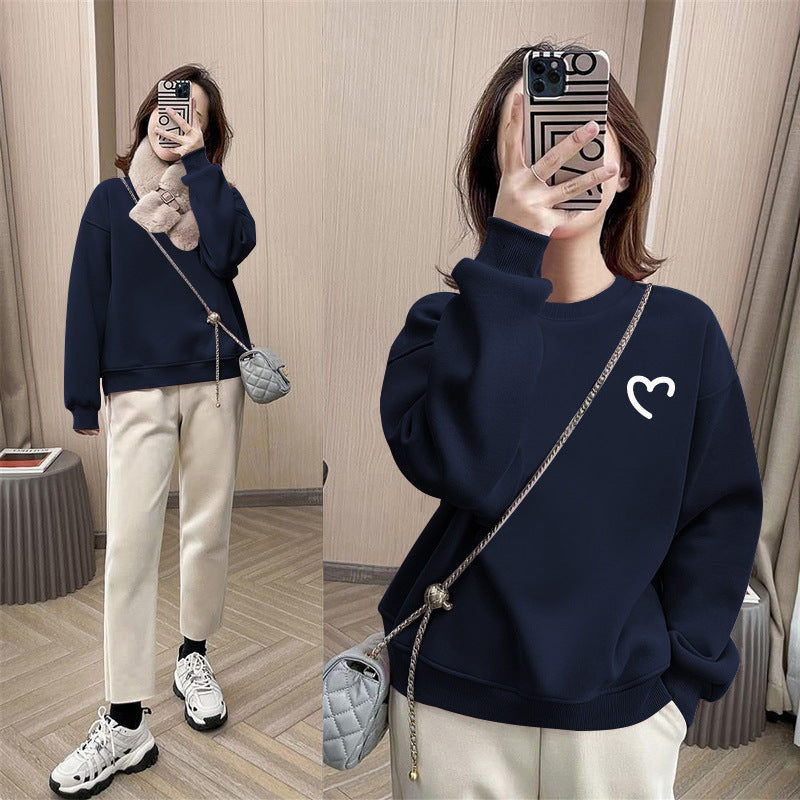 Осенне-зимний утолщенный безрукавный топ свободного кроя с длинными рукавами в европейском стиле