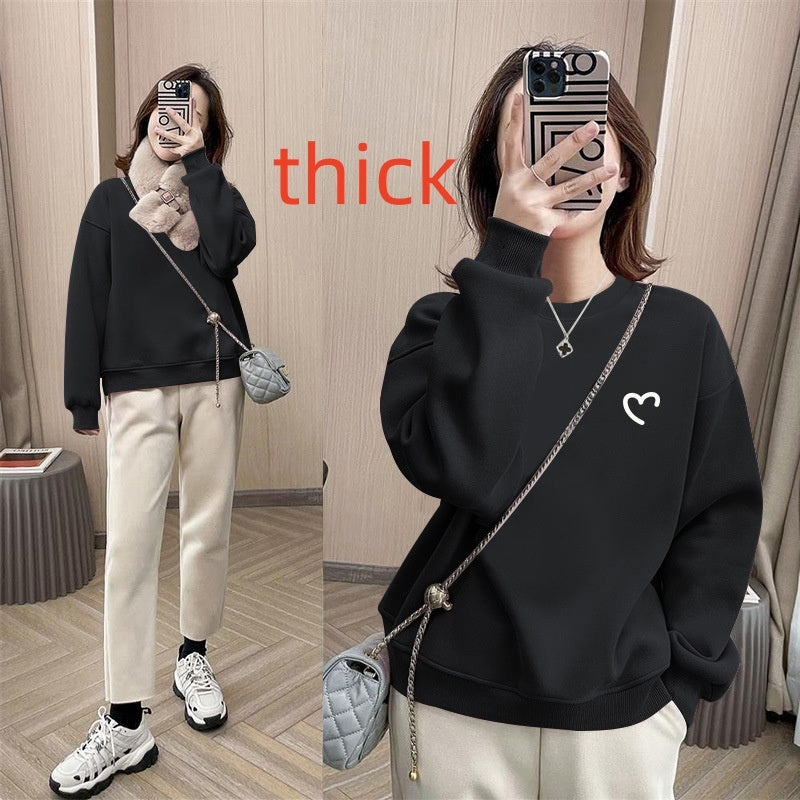 Осенне-зимний утолщенный безрукавный топ свободного кроя с длинными рукавами в европейском стиле