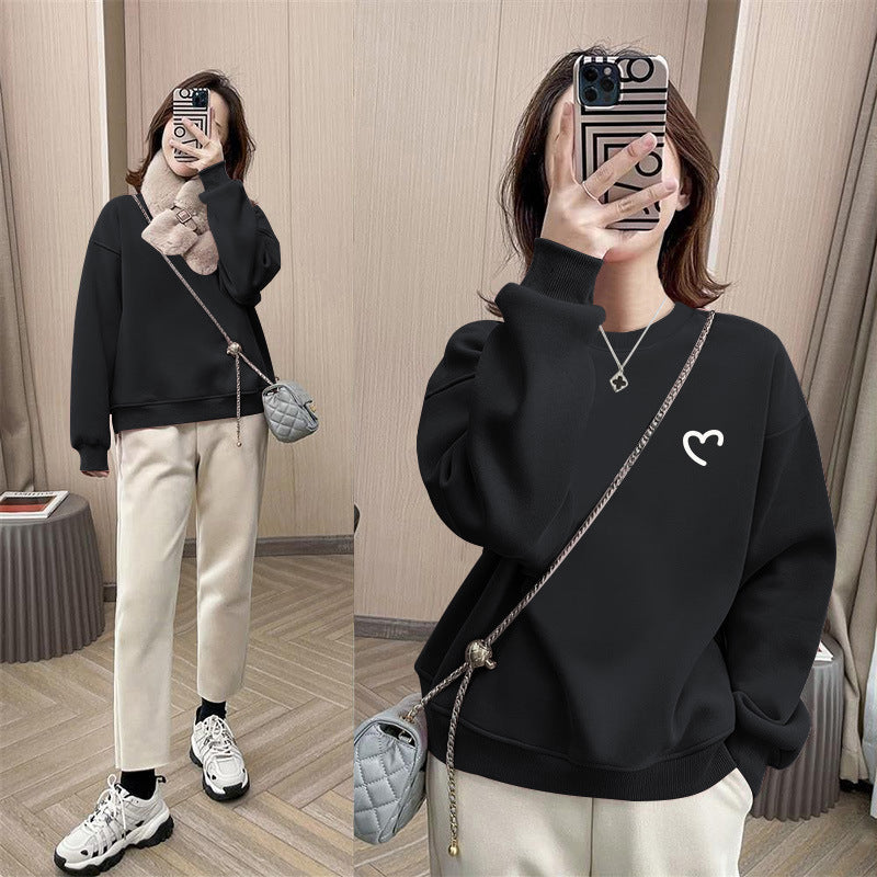 Осенне-зимний утолщенный безрукавный топ свободного кроя с длинными рукавами в европейском стиле