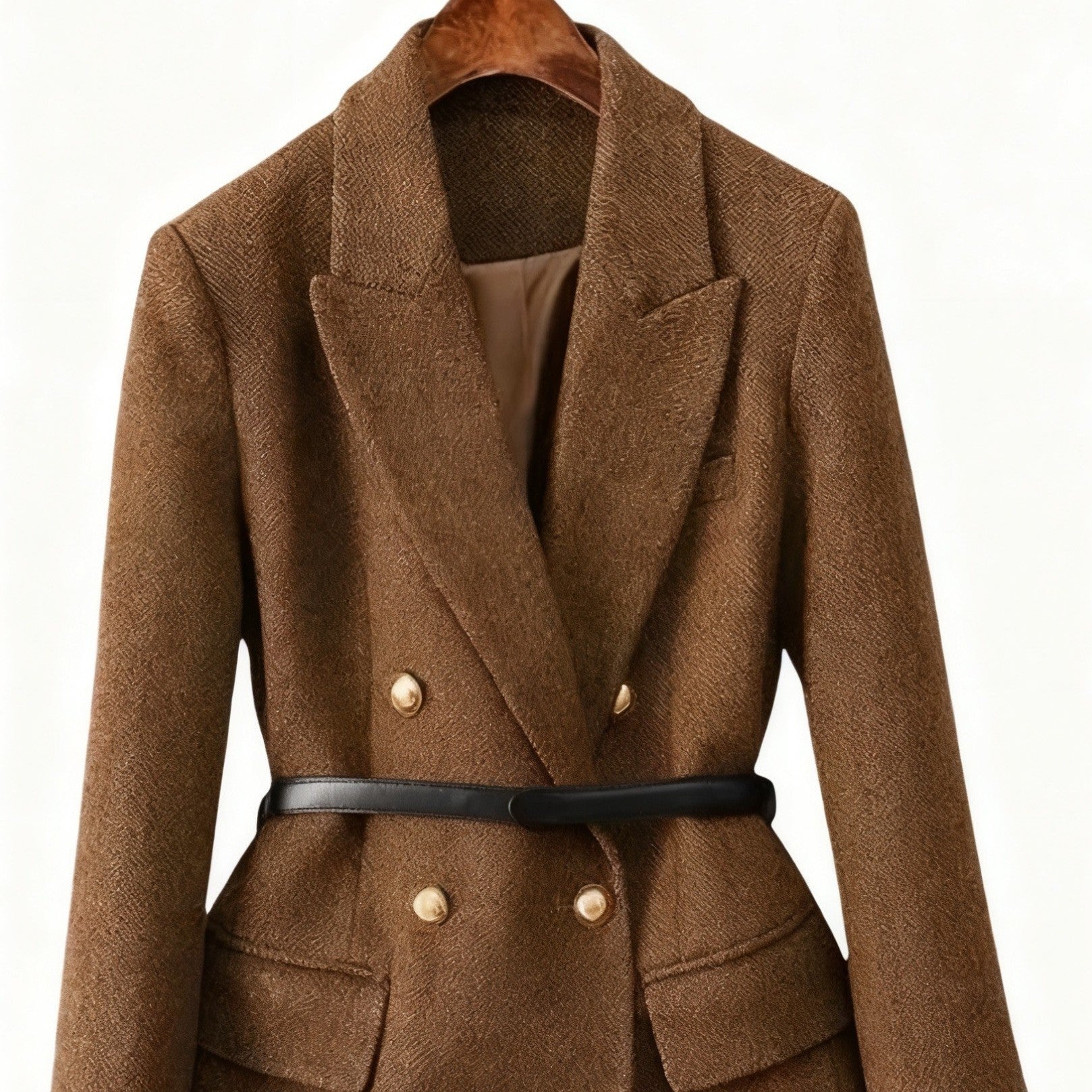 Улучшенная утепленная куртка из шерстяной ткани