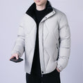 Mens Winter Cotton-Padded, Thickened, And Warm Fashion Jacket