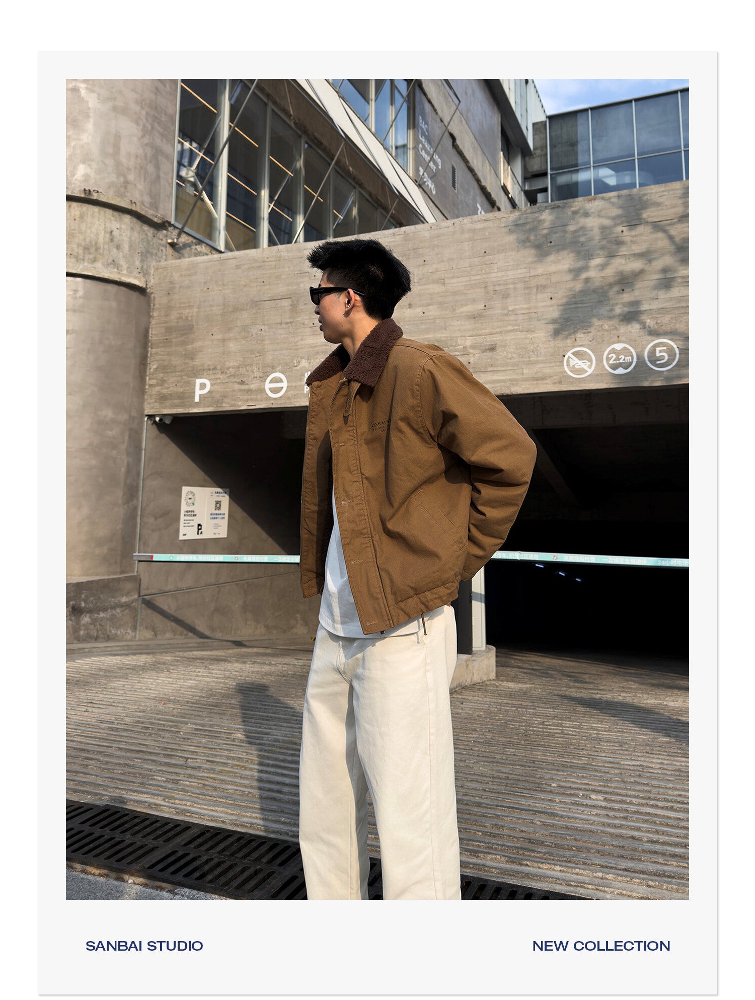 Winter Thick Cotton With Added Velvet For Men's Short Jacket