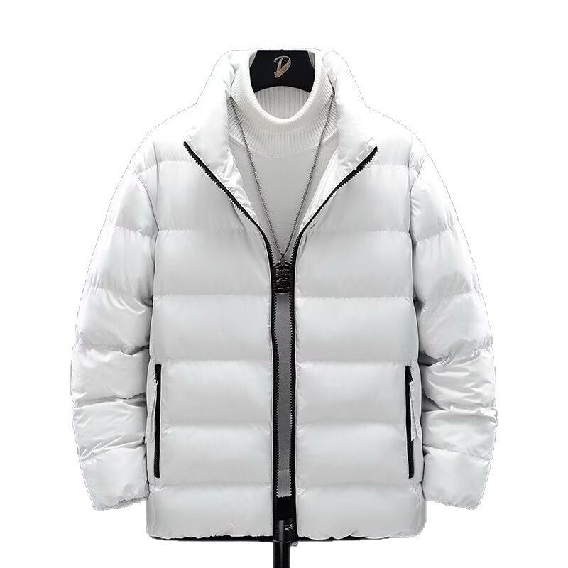 Casual Jacket Short Lightweight Design With A Stand-up Collar