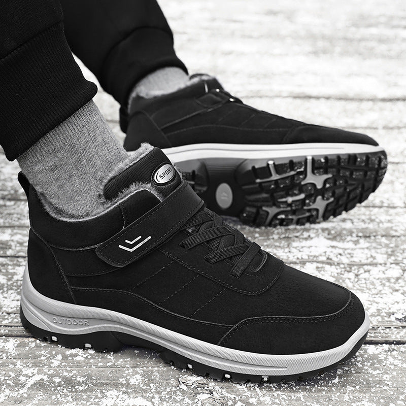High-top Outdoor Thick-soled Casual Fleece Snow Boots
